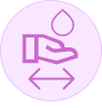 Back-end-forth rinsing icon